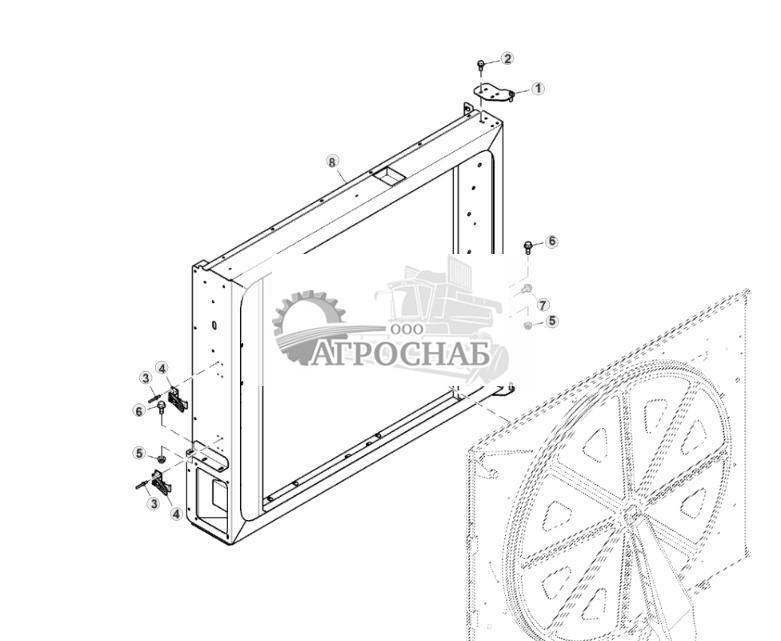 Рама комплекта охлаждения - ST826860 1125.jpg